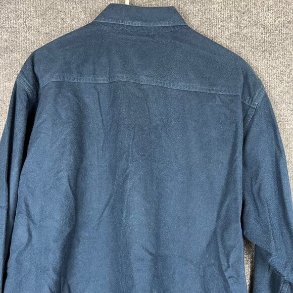 Vintage Five Brother Flannel Men's Heavy Button Up Chamois Flannel Shirt SZ XL - Picture 4 of 8